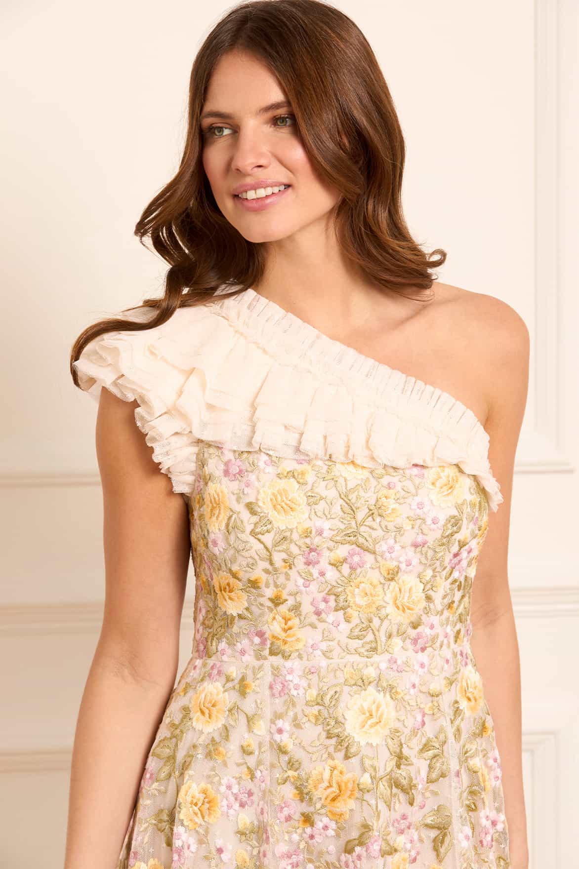 Florine One-Shoulder Mini Dress