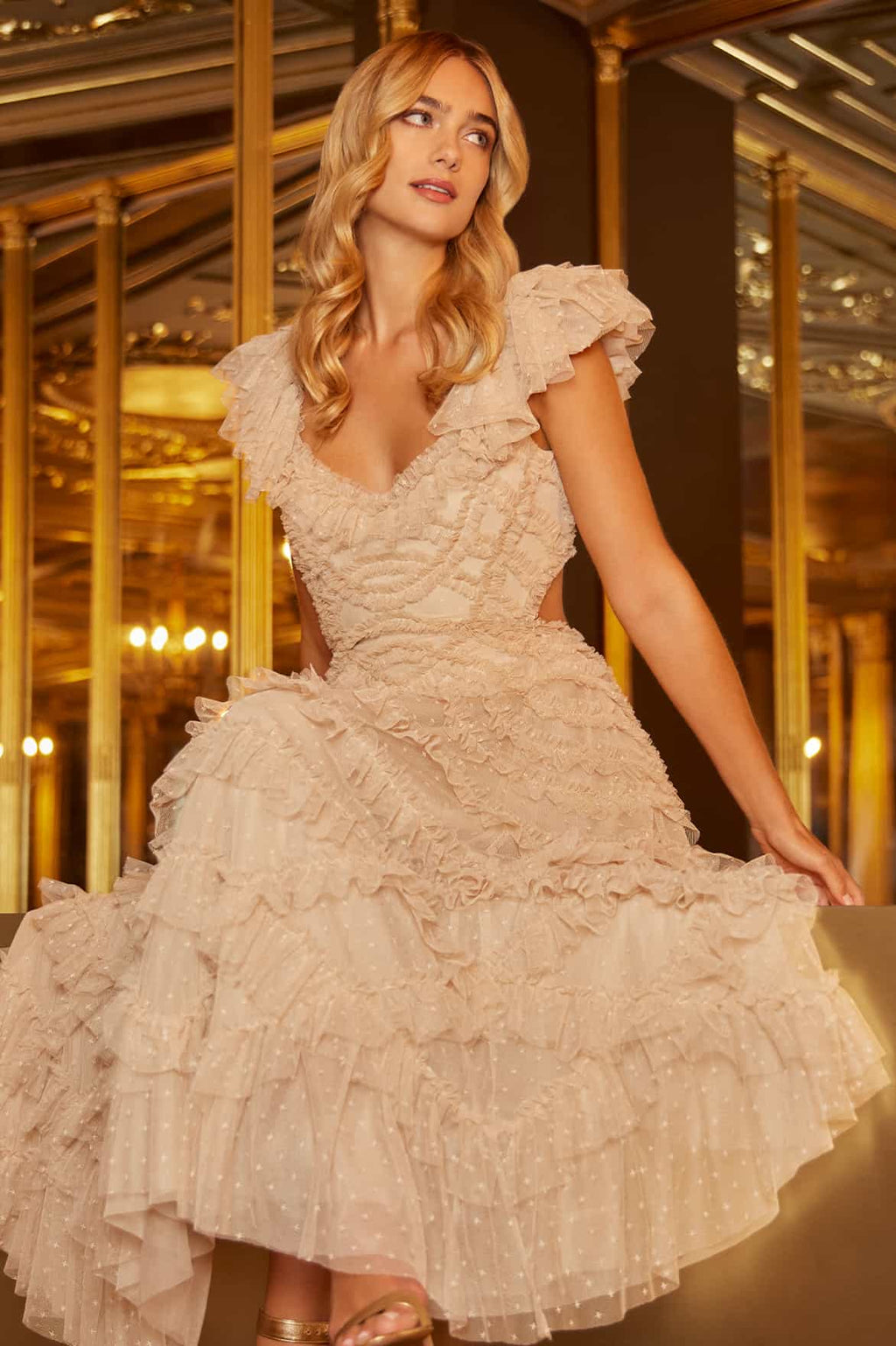 Lola Backless Ballerina Dress