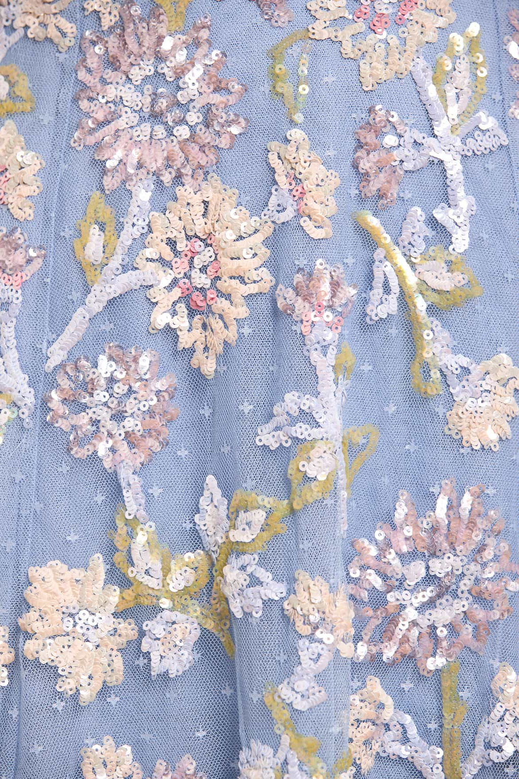 Sequin Dandelion Ruffle Ballerina Dress