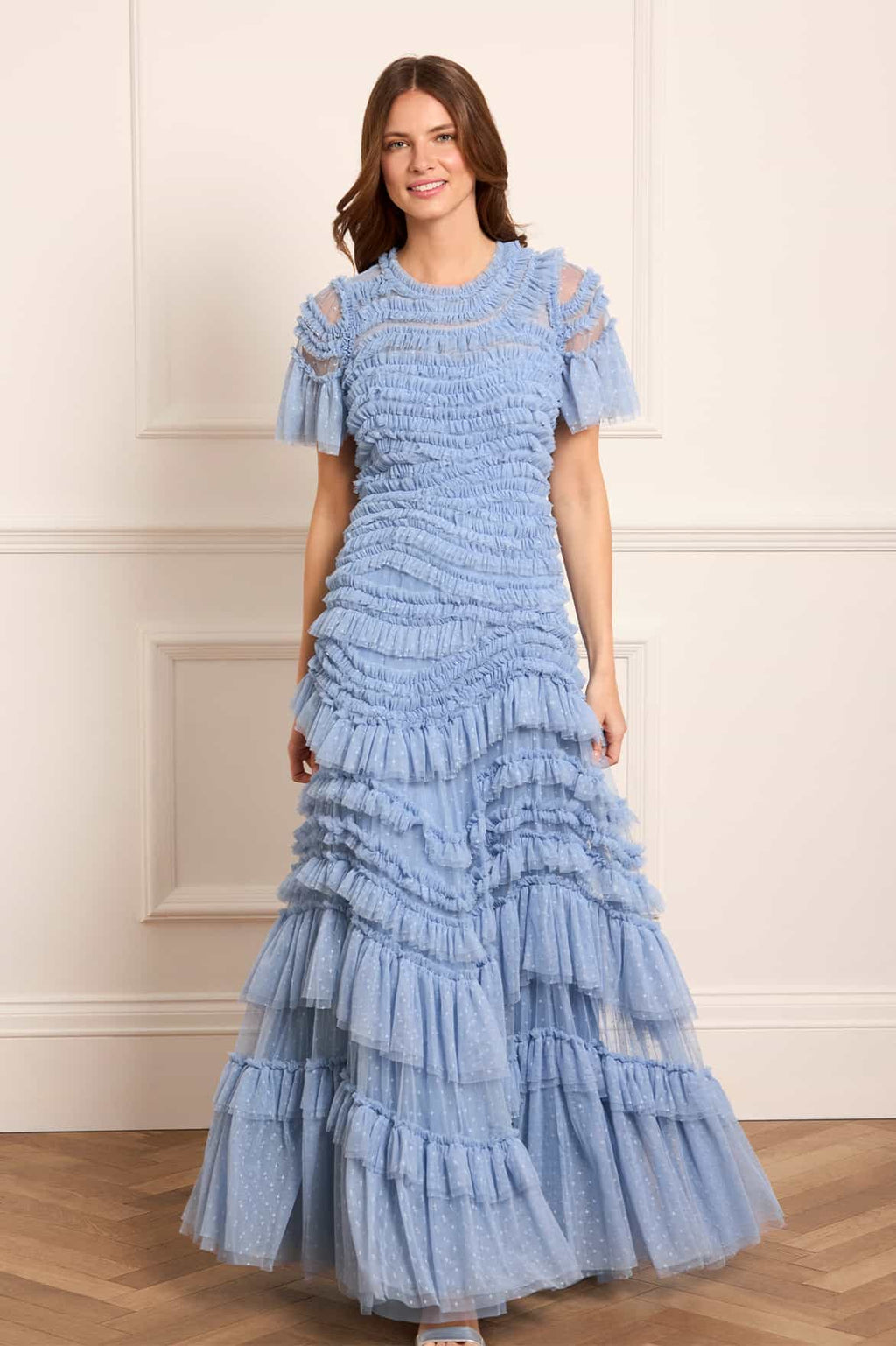 Wild Rose Short Sleeve Gown