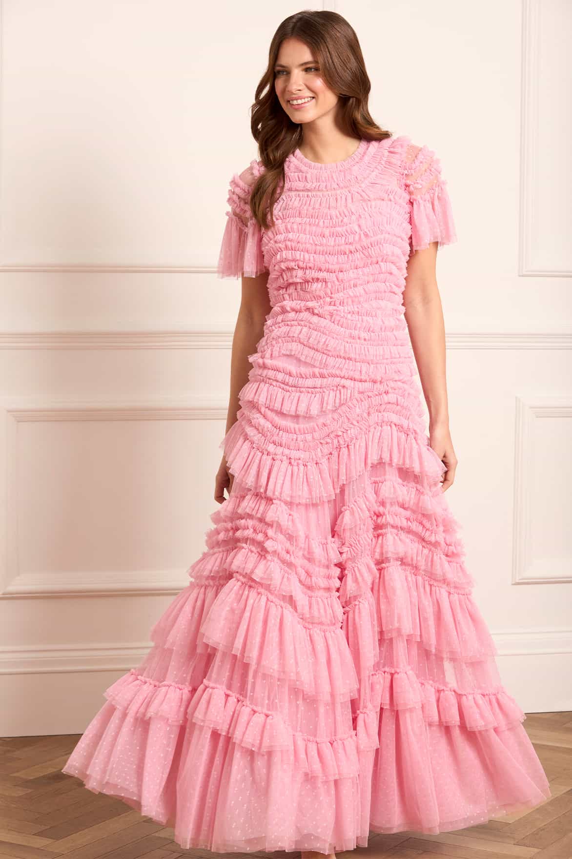 Wild Rose Short Sleeve Gown